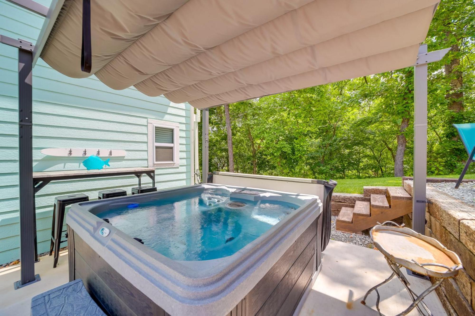 Cozy Eucha Cottage At Grand Lake With Hot Tub! Exteriör bild