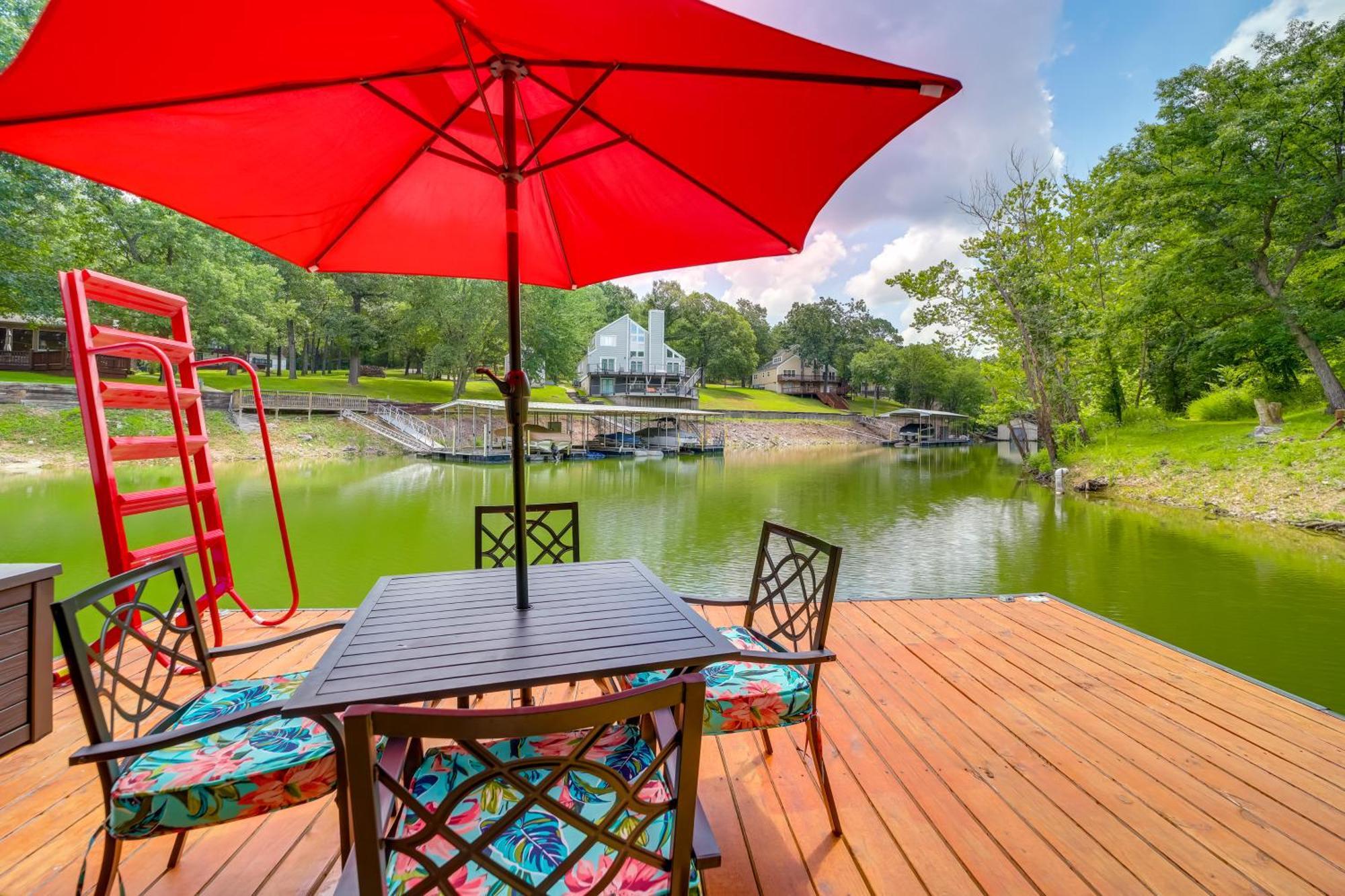 Cozy Eucha Cottage At Grand Lake With Hot Tub! Exteriör bild
