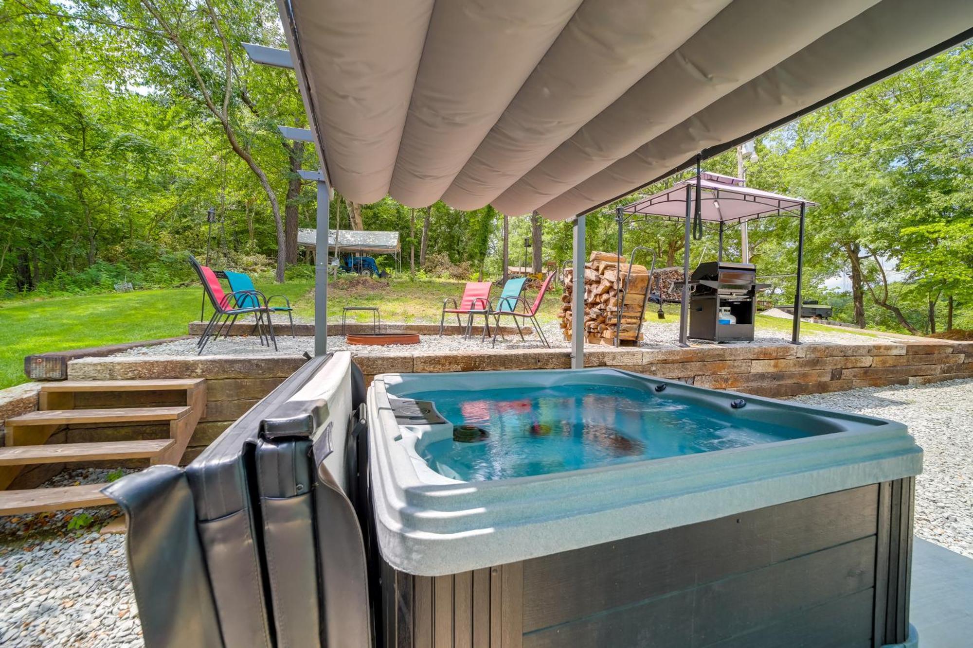 Cozy Eucha Cottage At Grand Lake With Hot Tub! Exteriör bild
